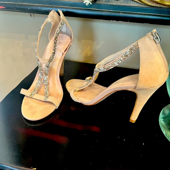 Aldo Shoes - Nude sparkle Aldo heels